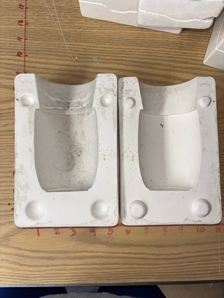 Shell tumbler Duncan 490A Ceramic Slip Casting Mold