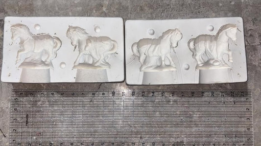Ponies Provincial 822 Ceramic Slip Casting Plaster Mold 6.14.