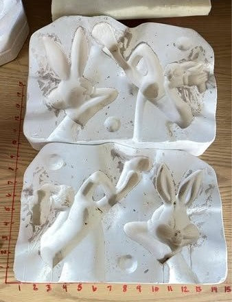 Bugs Bunny Ceramic Slip Casting Mold Duncan 355 (J)