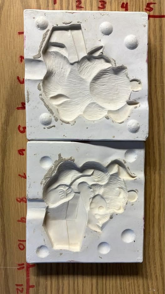 🎅 Merry Beary #2 Boothe Mold (T) Ceramic Slip Casting Mold