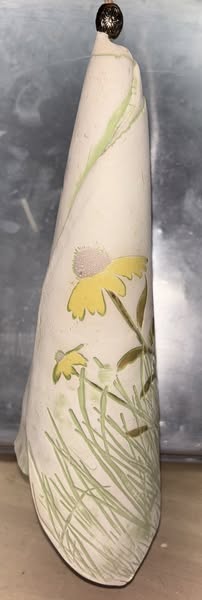 Flower Bell 🌻 Handmade Kiln Fired Pottery