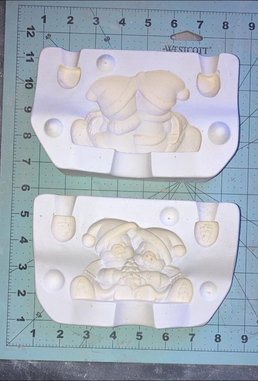 Cuddle Clause  Clay Magic J1582 (Lot#95) Ceramic Casting Mold