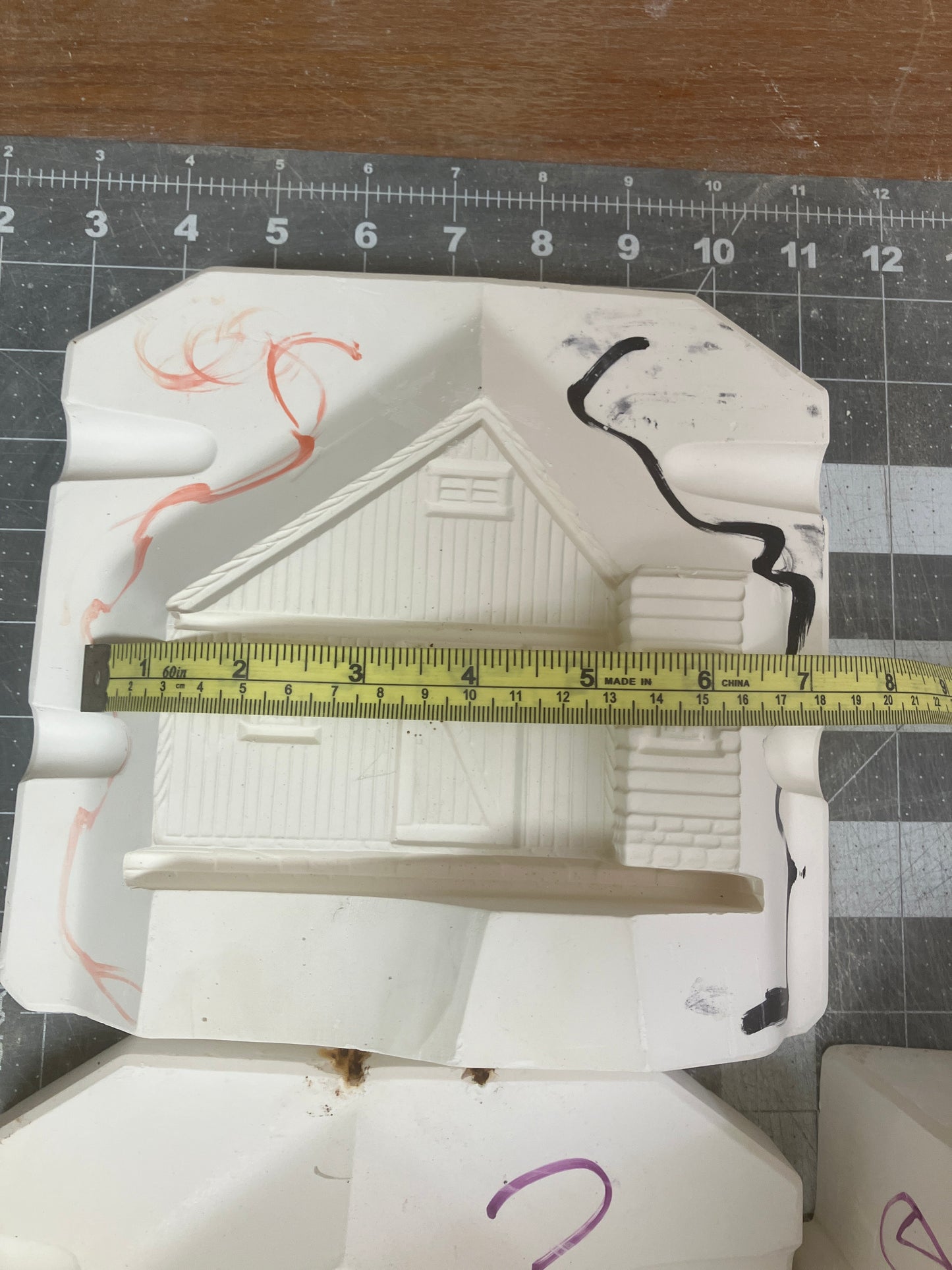 Blacksmith Village House Byron 612 (524) Ceramic Casting Mold