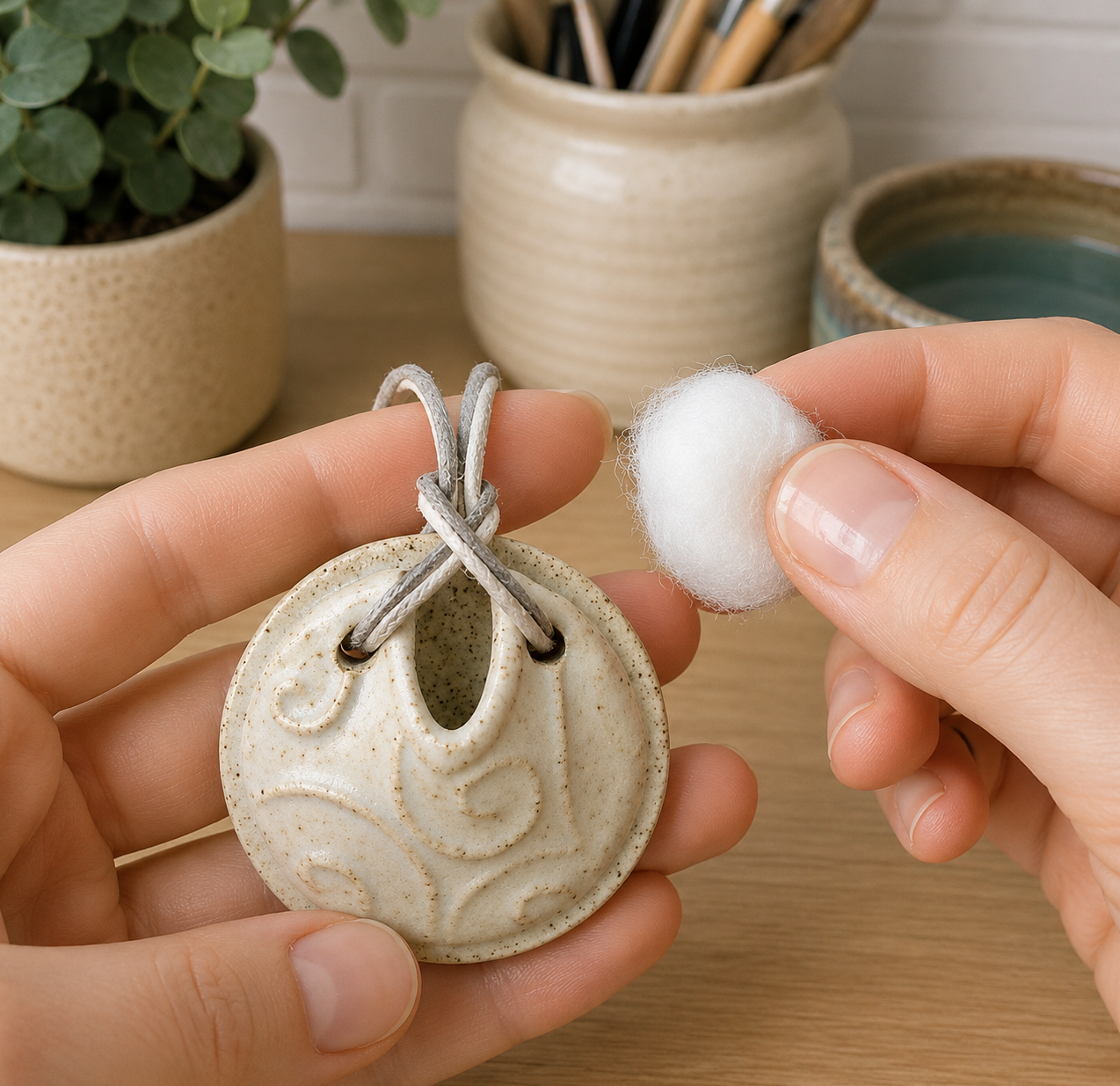 January 9th 2027 Saturday @ Noon Set of 2 Wearable Aromatherapy Necklaces