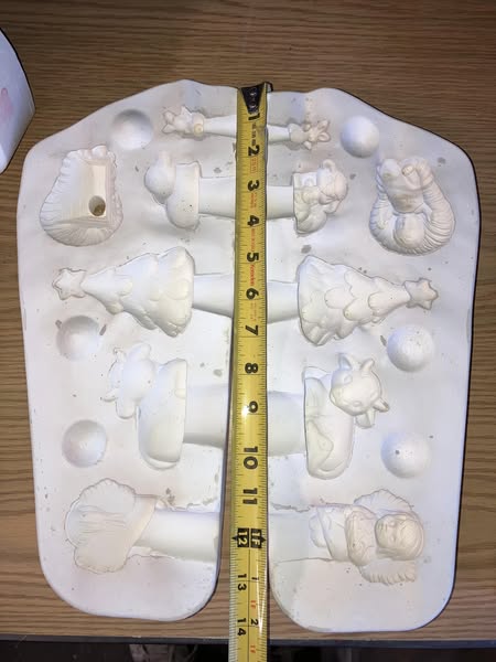 Small Nativity  Clay Magic 768 10 SLSK  Ceramic Casting Mold FREE SHIPPING