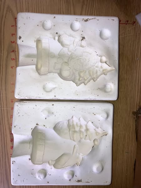 Santa Tree Ceramic Slip Casting Mold Maker: FB105