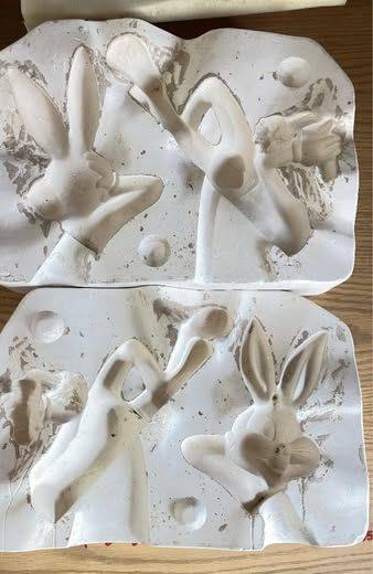 Bugs Bunny Ceramic Slip Casting Mold Duncan 355 (J)