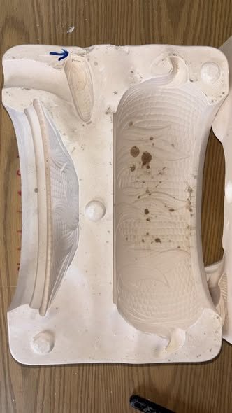 Corn casserole dish with lid Maker: Duncan 30 : Ceramic Slip Casting Plaster Mold