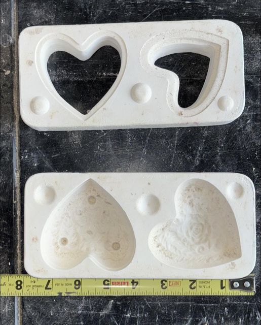 Heart box Duncan 973 (Lot#H5) Ceramic Casting Mold