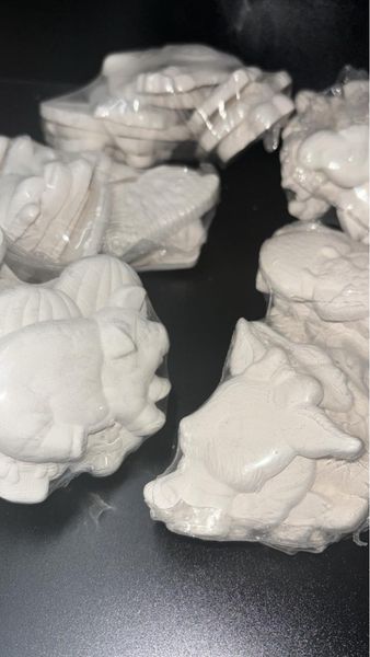 10 Magnet Blanks Ready to Paint Ceramics