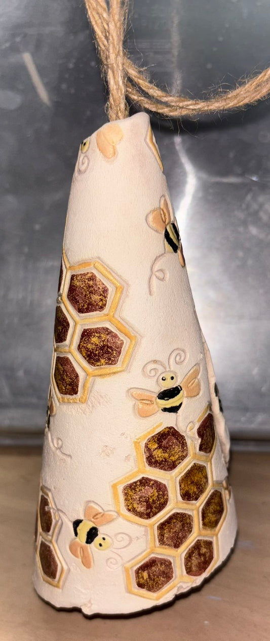 Bee Bell Handmade Kiln Fired Pottery