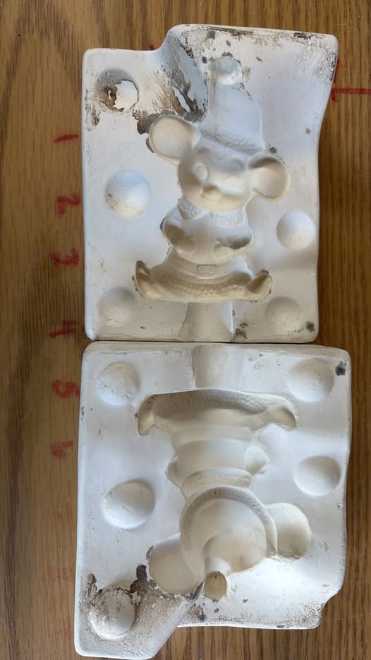 Christmas mouse Ornament Anchor 1036 Ceramic Slip Casting Mold