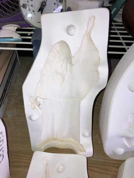 Doc Holliday 1807 Dragon Trainer lot# NB Ceramic Casting Mold
