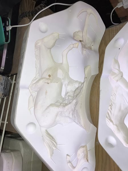 Doc Holliday 1172 Buffalo Hunter  lot# NK Ceramic Casting Mold