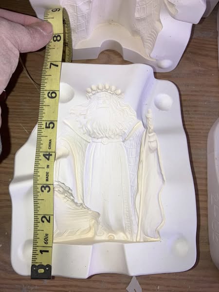 Gare 2674 Small Santa Ceramic Casting Mold lotFP