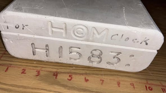 Large Grandfather Grandmother Clock Attachments Ceramic Slip Casting Plaster Mold