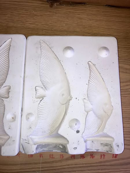 Fish Ceramic Slip Casting Mold Maker: Kassie 130