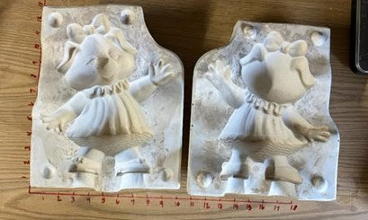 Miss Piggy 1979 Gare L466 Ceramic Casting Mold (J)
