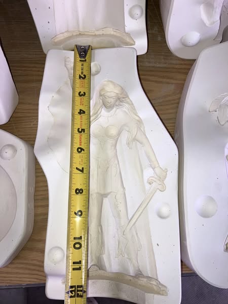 Doc Holliday 1807 Dragon Trainer lot# NB Ceramic Casting Mold