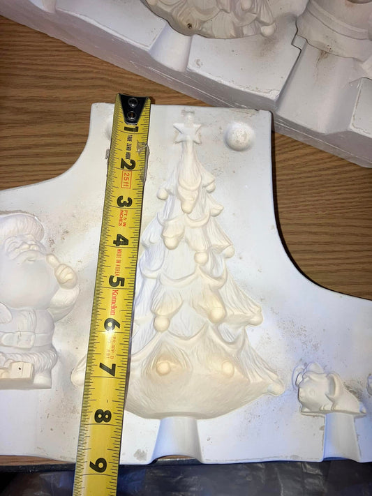 Christmas Tree Santa Gare 895 SJ  Ceramic Casting Mold FREE SHIPPING