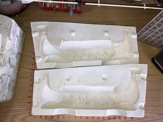Viking pirate ship Ceramic Slip Casting Maker: Alberta 633