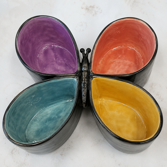 18th of July Saturday at Noon Pottery D.I.Y. Butterfly Serving Dish
