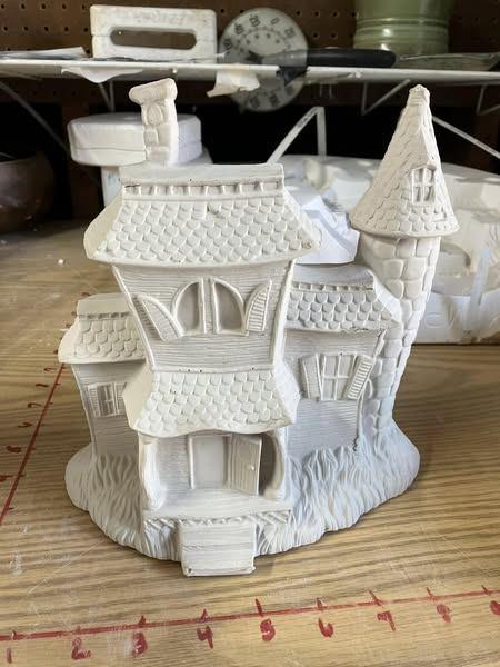 Halloween House Ceramic Slip Casting Mold Maker: Kimple 1570