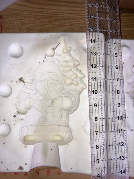 Santa Tree Ceramic Slip Casting Mold Maker: FB105