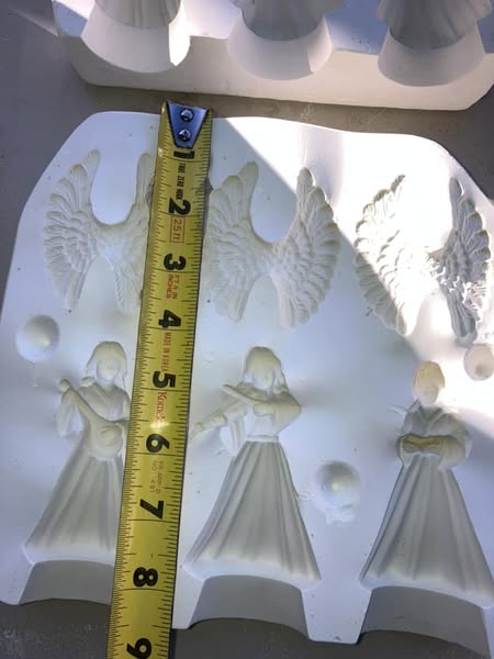 Angels with Instruments Scioto2165 lot#C21 Ceramic Casting Mold