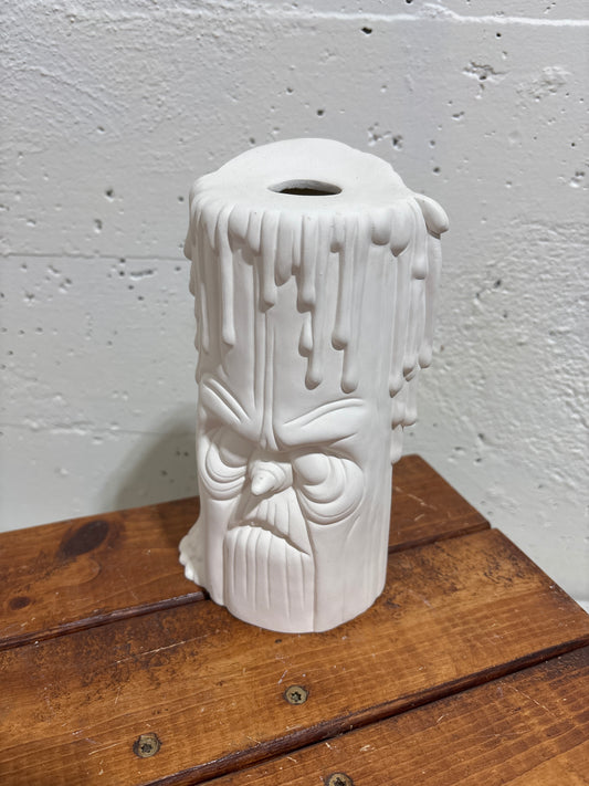 Grumpy candle ready to paint Ceramics