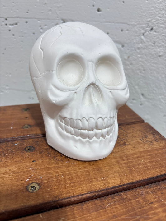 Small human skull ready to paint Ceramics
