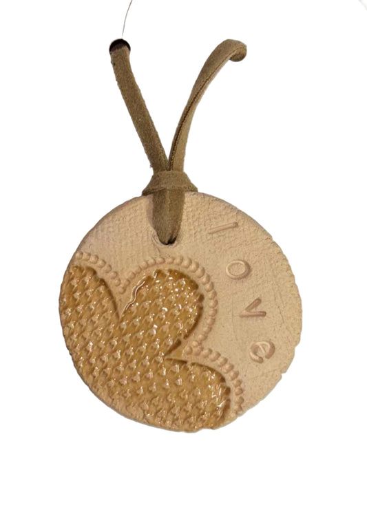 (4) Necklace Kiln Fired & Glaze Fired Pottery