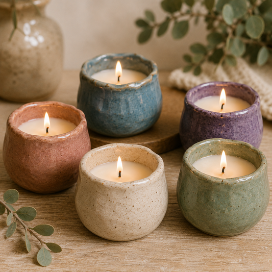 September 5th Noon - 4pm Candle Cups Pottery D.I.Y.