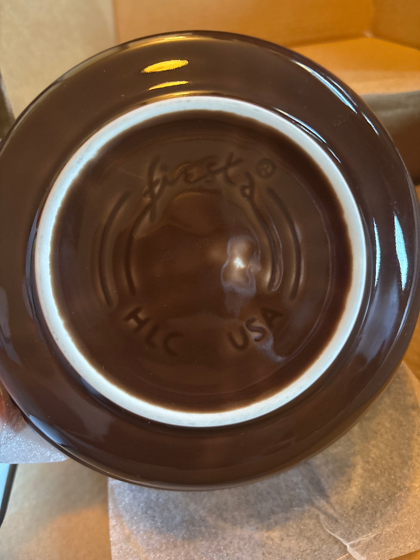 Fiesta Chocolate 5-Piece Place Setting – Retired Color – Dinner Plate, Salad Plate, Bowl, Cup & Saucer