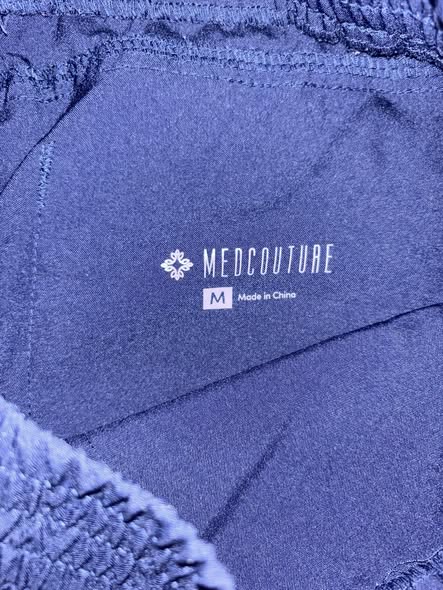 🩺 MedCouture Scrub Pants 🎨 Color: Midnight / Navy Blue 📏 Size: Medium