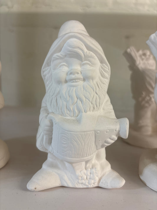 Small gnome with watering can
