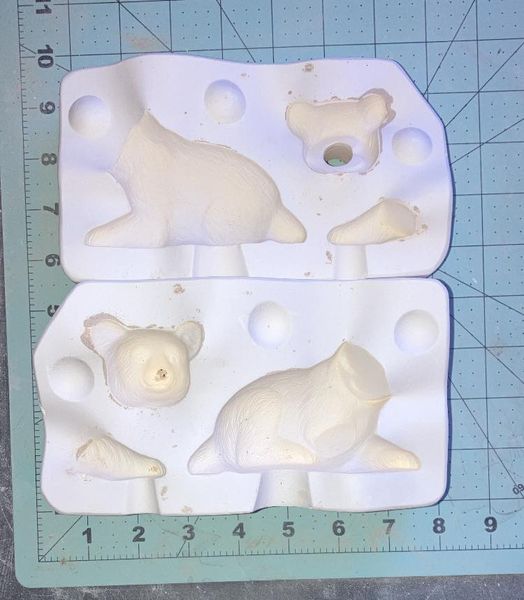 Bear for Stump Prairie Molds 179 (Lot#99) Ceramic Casting Mold