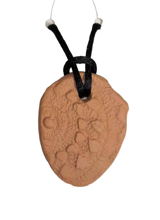 (5) Bare Kiln Fired Clay Pendant
