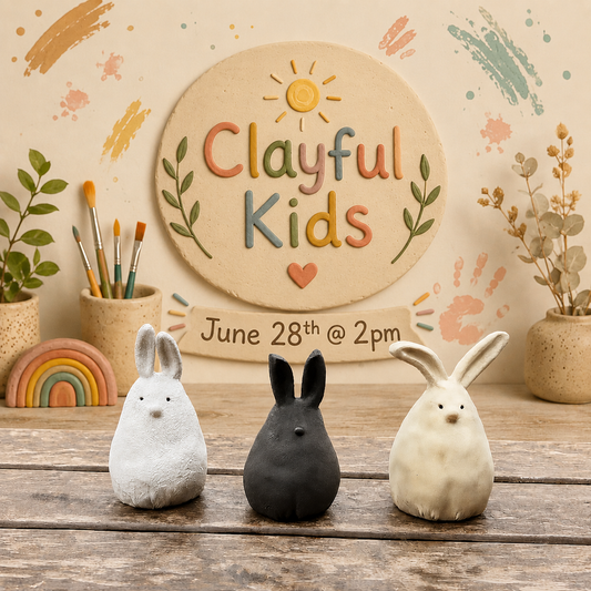 12th of July Sunday @ 2pm Clayful Kids Bunnies