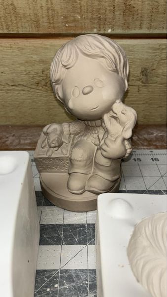 Gare 588 Boy and Puppy  Puppies for Sale  (#149) Ceramic Casting Mold