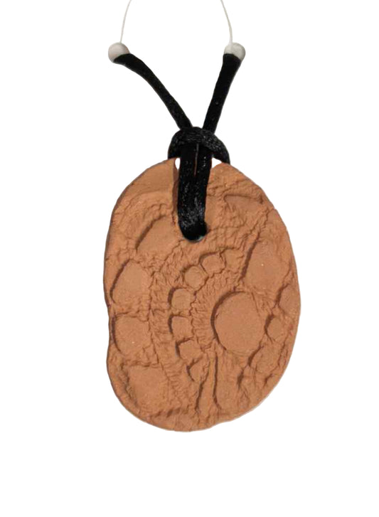 (6) Bare Kiln Fired Clay Pendant