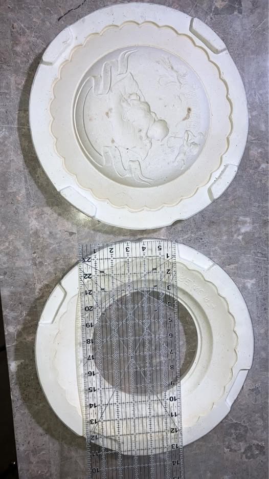 Baby plate Gear 276 Manufactured 1974 Ceramic Slip Casting Mold