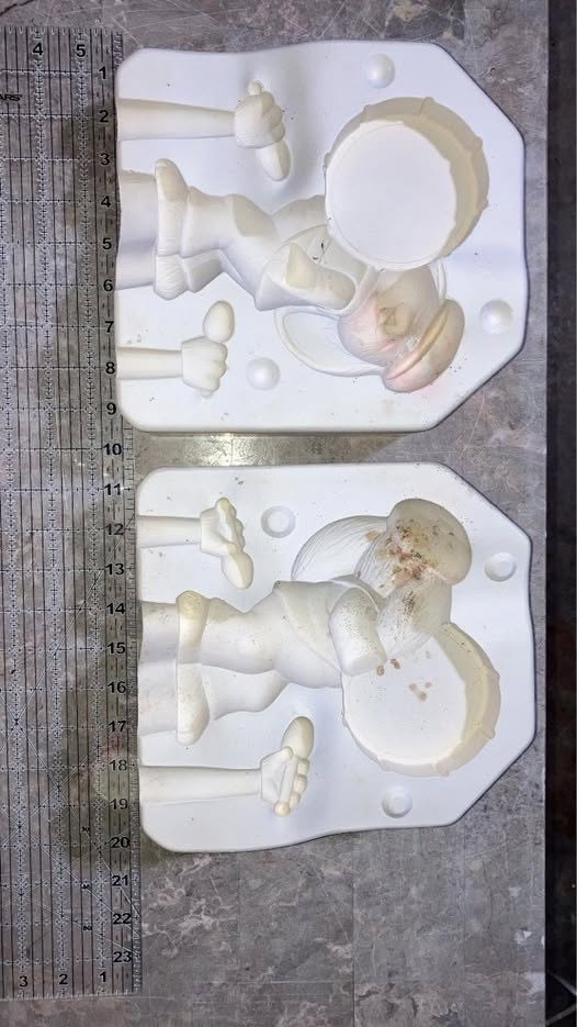 Bunny with drum Donna 1090 Ceramic Slip Casting Mold