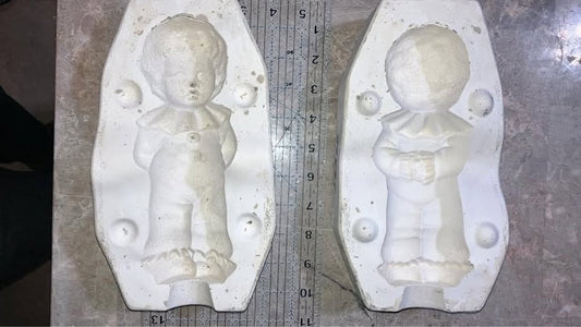 Boy clown Clay magic 1368 Ceramic Slip Casting Mold