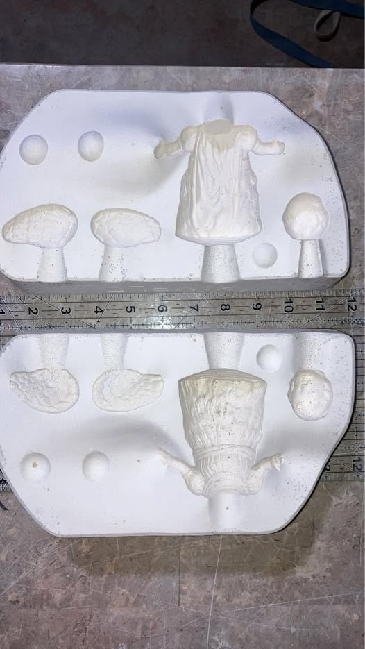 Cherub Kimple 1791 Ceramic Slip Casting Plaster Mold