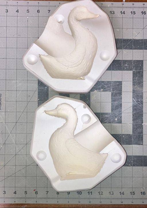 Duck Planter / Scrubby  Scioto 1057 (lot#156) Ceramic Casting Mold