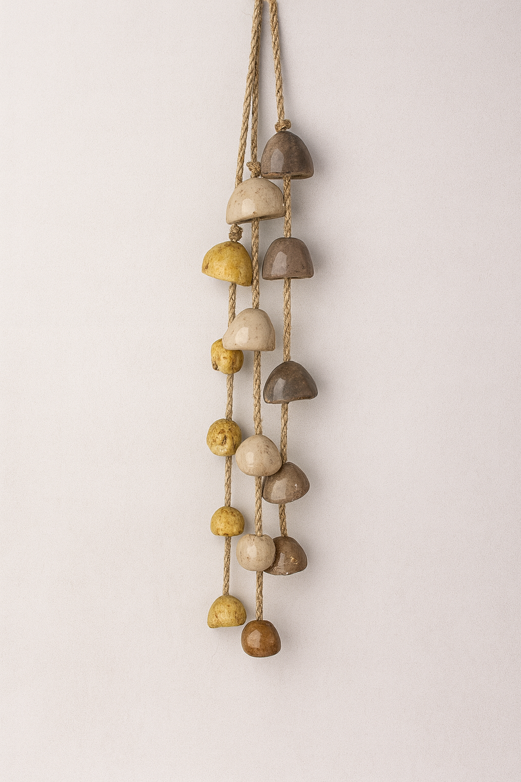 🔔 Pottery Rope Charms Glaze-Finished