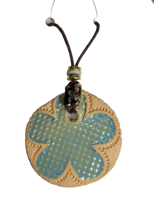 (8) Necklace Kiln Fired & Glaze Fired Pottery