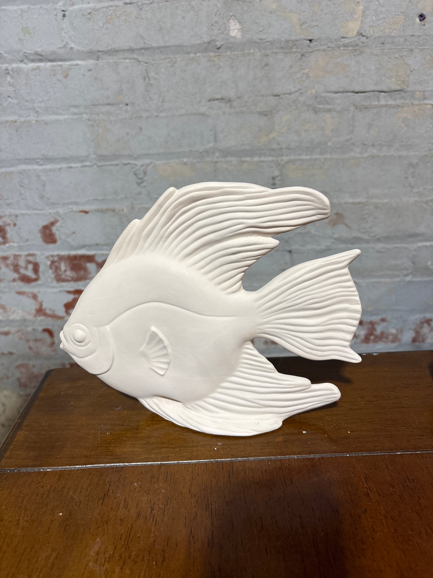7” tall Fish RtP Ceramics