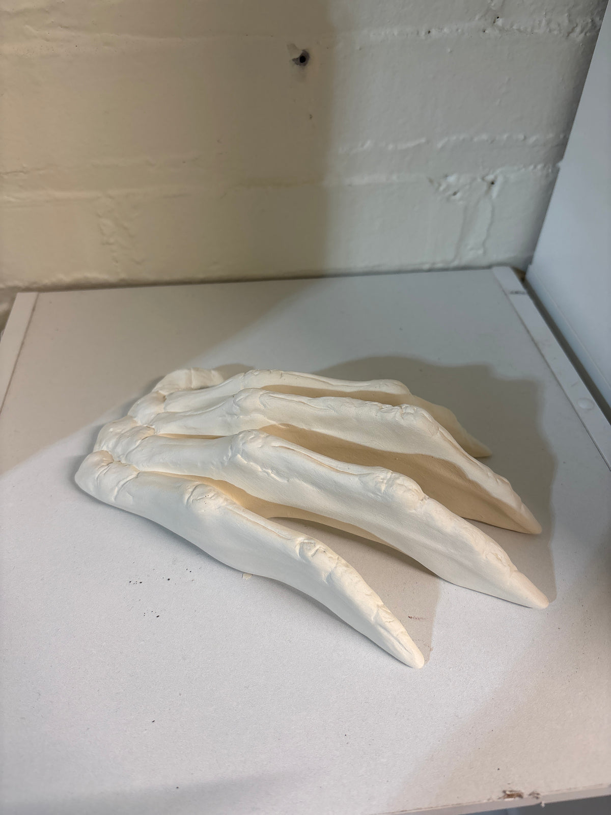 Skeleton hand ready to paint Ceramics